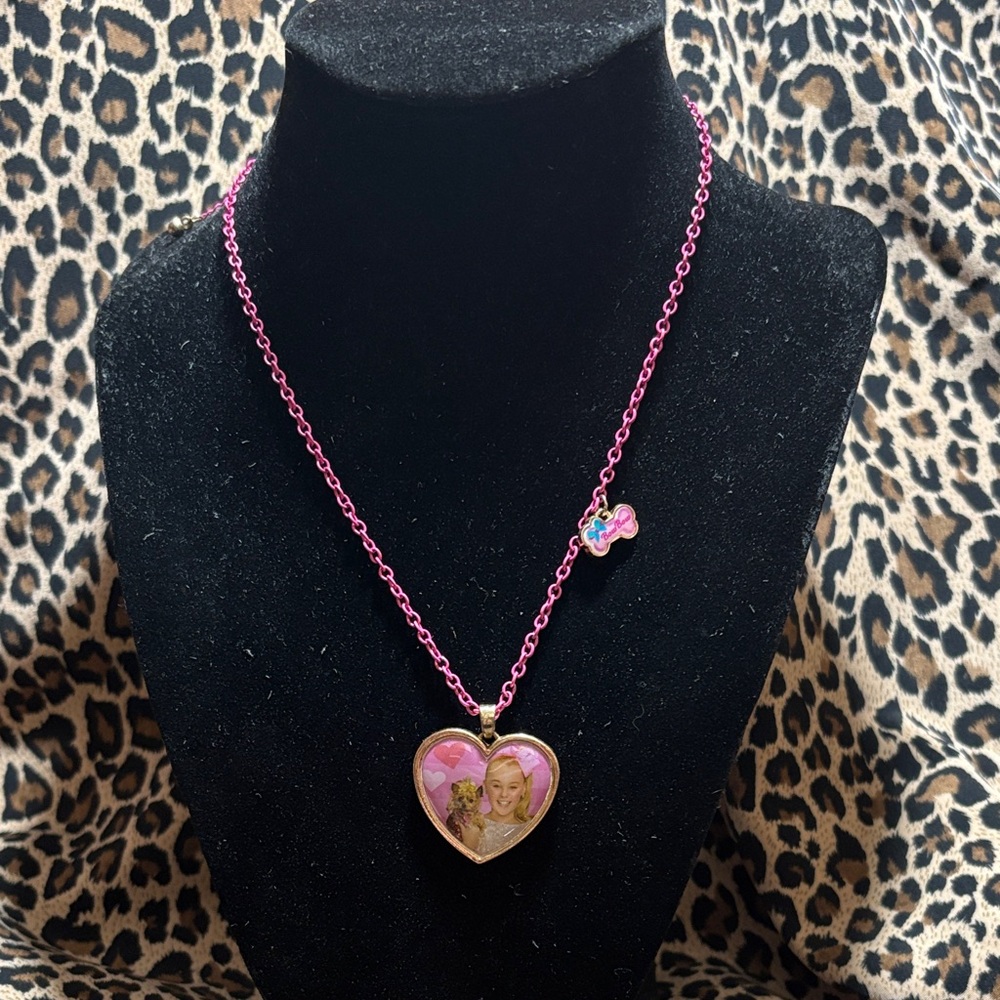 Jojo Siwa Heart Pendant Pink Necklace